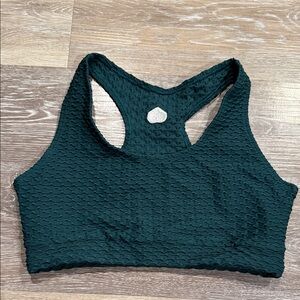 Booty by Branants CROCO SKIN SCOOP TOP Emerald